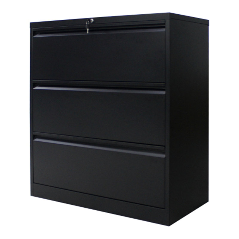 Inbox Zero 3Drawer Horizontal File With Drawers, Suitable For